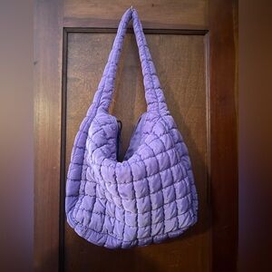 FP Movement by Free People Purple Quilted Shoulder Bag